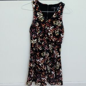 Mossimo Supply Co. Black with Vibrant Accents Top